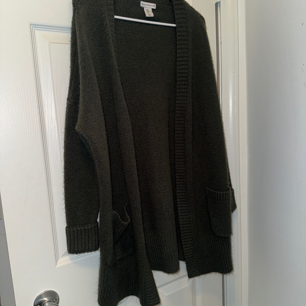 Oversized cardigan sweater